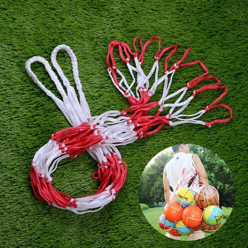 1Pc Football Net Bag Nylon Bold Storage Bag Single Ball Carry Portable Equipment Outdoor Sports Soccer Basketball Volleyball Bag